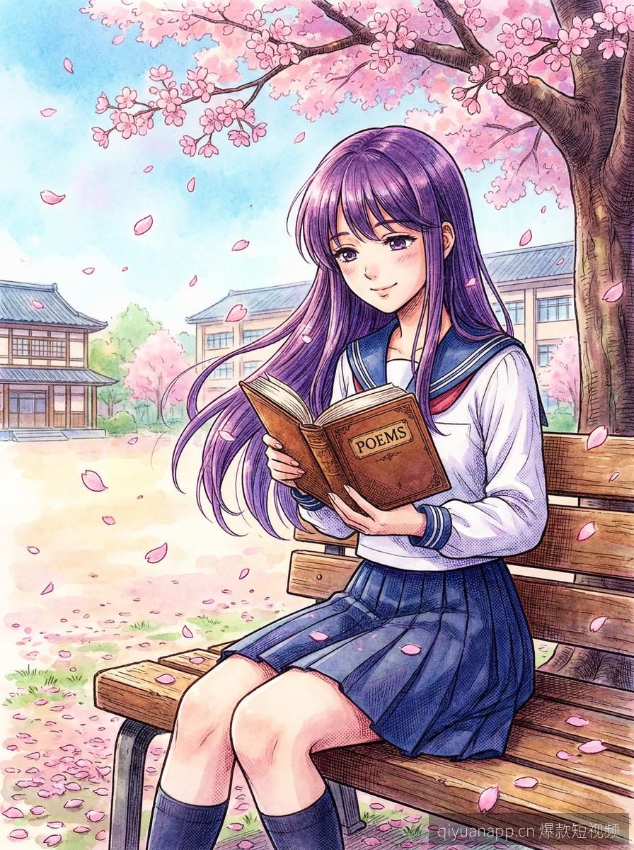 樱花季校园纪录片｜青春视频日记 EP01 - 快猫17.c短视频原创视频封面